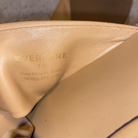 Everlane The Day Crossover Taupe Leather Slide Sandals Women’s 7.5 - Picture 7 of 7